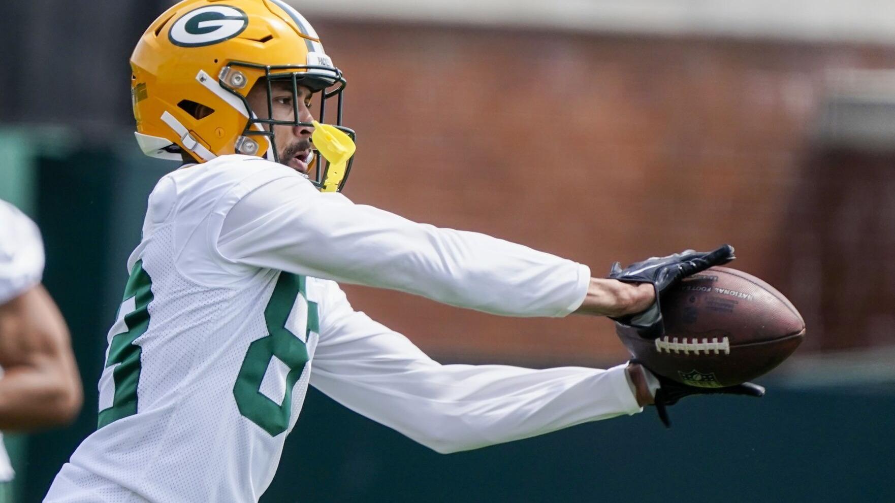 What were 2 days with Aaron Rodgers like for the Packersu2019 rookie wideouts?