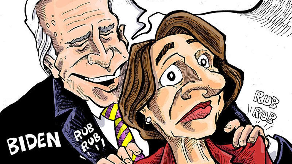 Hands On Wisconsin Creepy Uncle Joe Gets A Key Endorsement Opinion Cartoon Madison Com