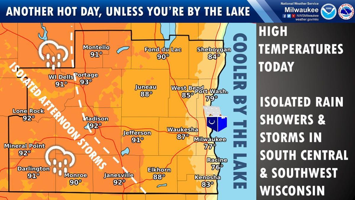 National Weather Service forecast graphic 6-9-21