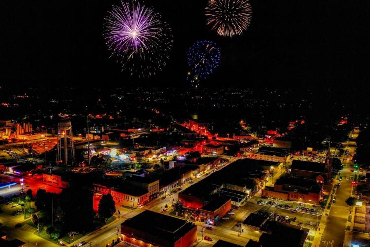 BDF night aerial image