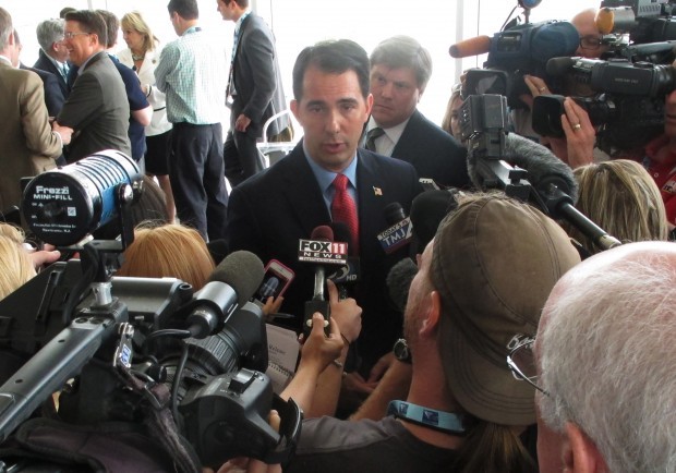 Scott Walker in Milwaukee