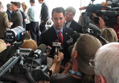 Scott Walker in Milwaukee