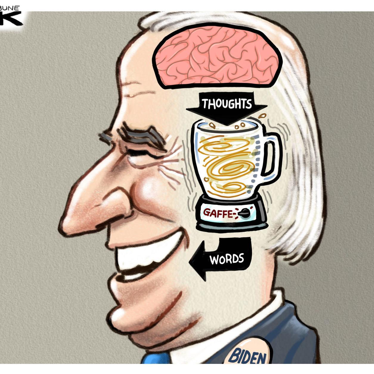 Joe Biden S Gaffes Explained In Steve Sack S Latest Political Cartoon Opinion Cartoon Madison Com