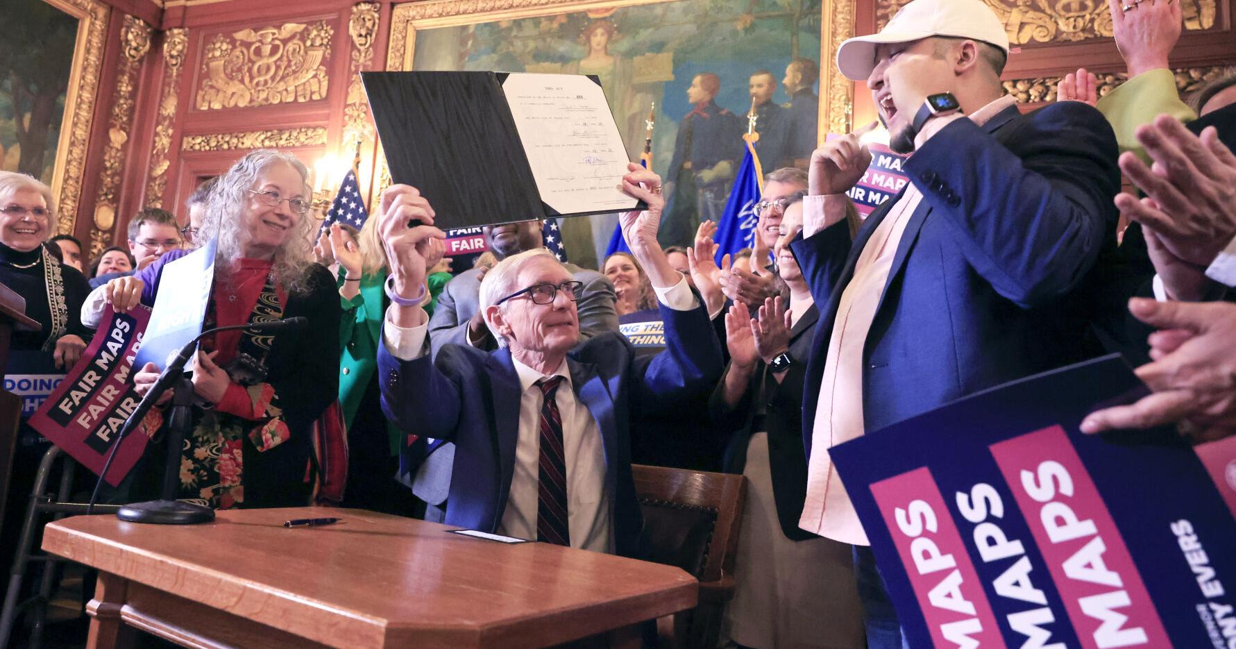 Wisconsin Gov. Tony Evers signs Democratic maps into law - Vimarsana News