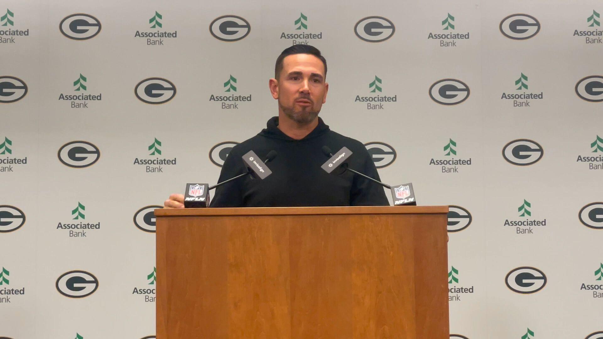 Packers Coach Matt LaFleur: 'Every Game's New Opportunity'