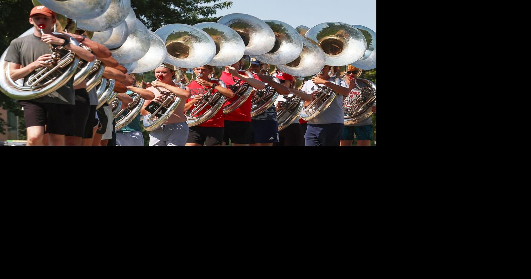 Photos: Wisconsin marching band steps into new season