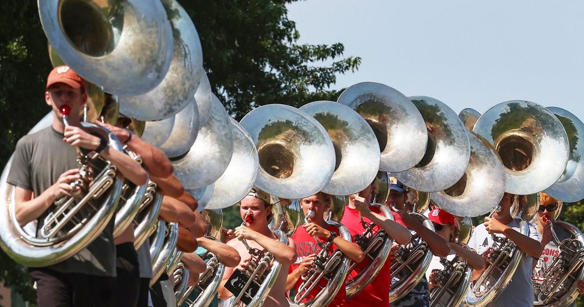Photos: Wisconsin marching band steps into new season
