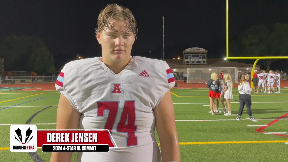 Wisconsin football 4-star OL commit Derek Jensen: ‘I love that staff’