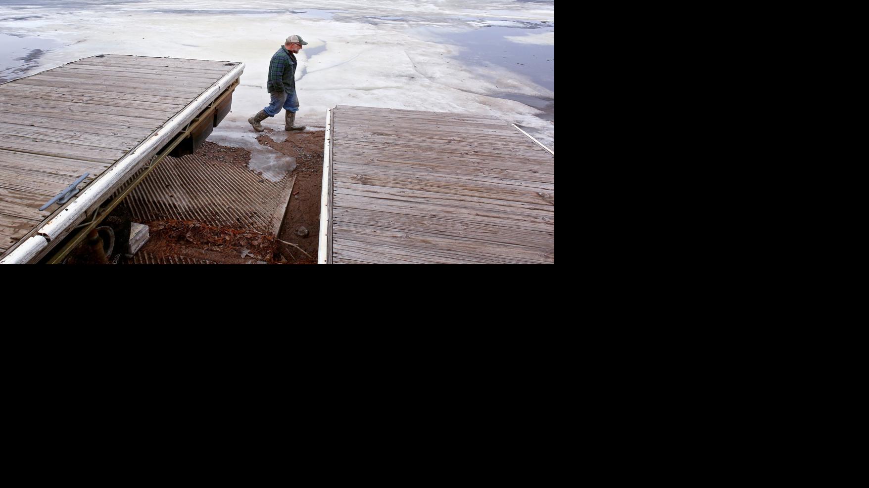 As Fishing Season Nears Northern Wisconsin Is Watching Hoping And Praying For Open Water Business News Madison Com