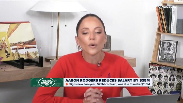 Kay Adams fights back tears in 'Good Morning Football' exit