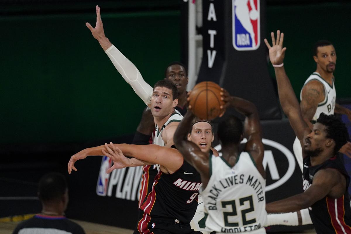 Marquette's Butler, Crowder and Matthews in Bucks-Heat NBA playoff