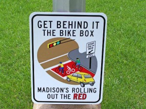 red bike box