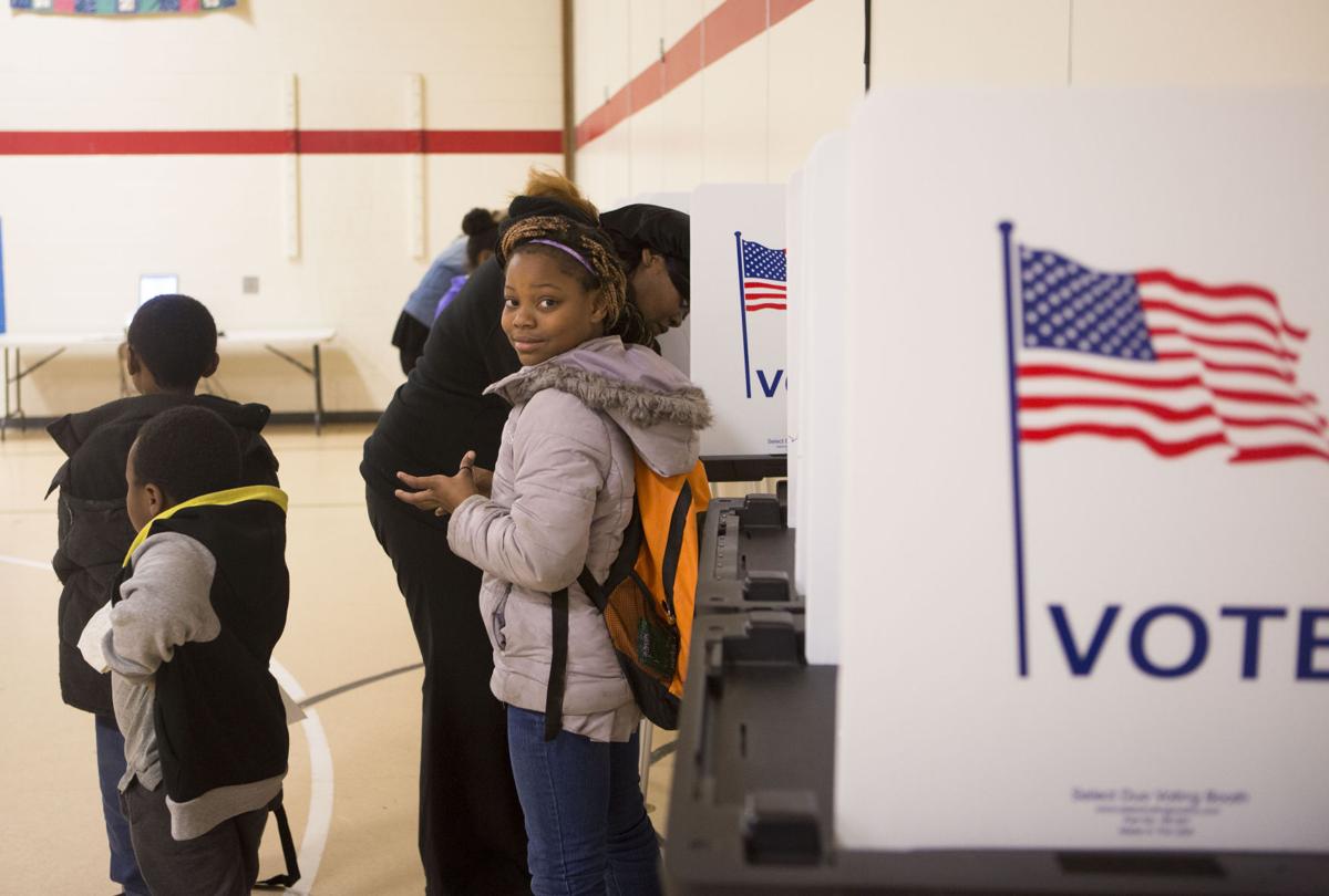 Election voting Leopold Elementary