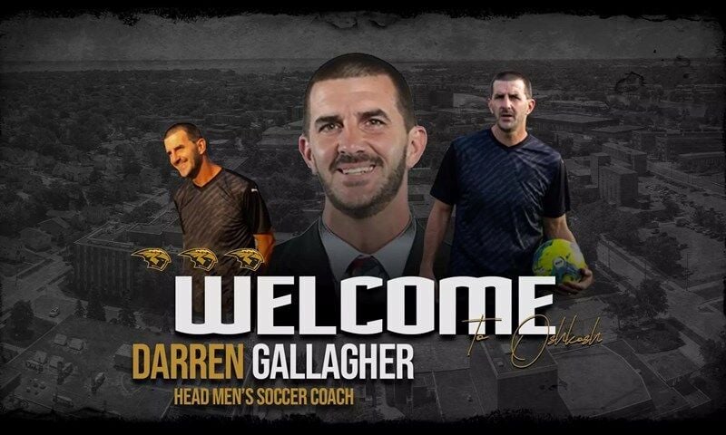 Darren Gallagher To Lead UW-Oshkosh Men’s Soccer Program
