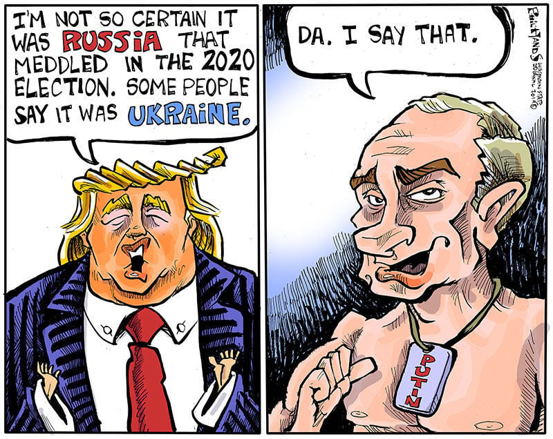 Hands on Wisconsin: Trump is duped by Putin again | Opinion | Cartoon | madison.com