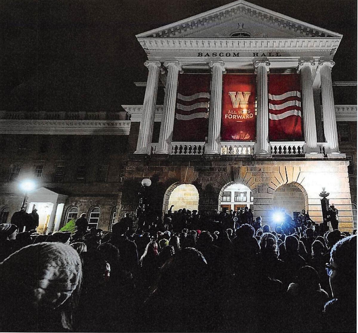 uw-madison black out march