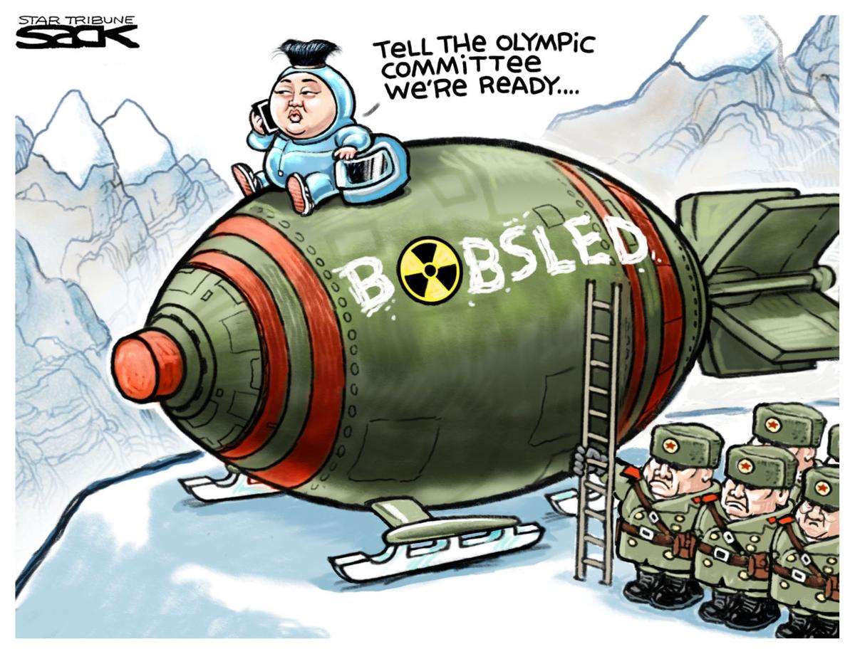 Kim Jong Un Prepares The North Korean Bobsled Team In Steve Sack s kim-jong-un-prepares-the-north-korean-bobsled-team-in-steve-sack-s