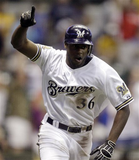 Lorenzo Cain made his Major League debut for the Brewers in 2010