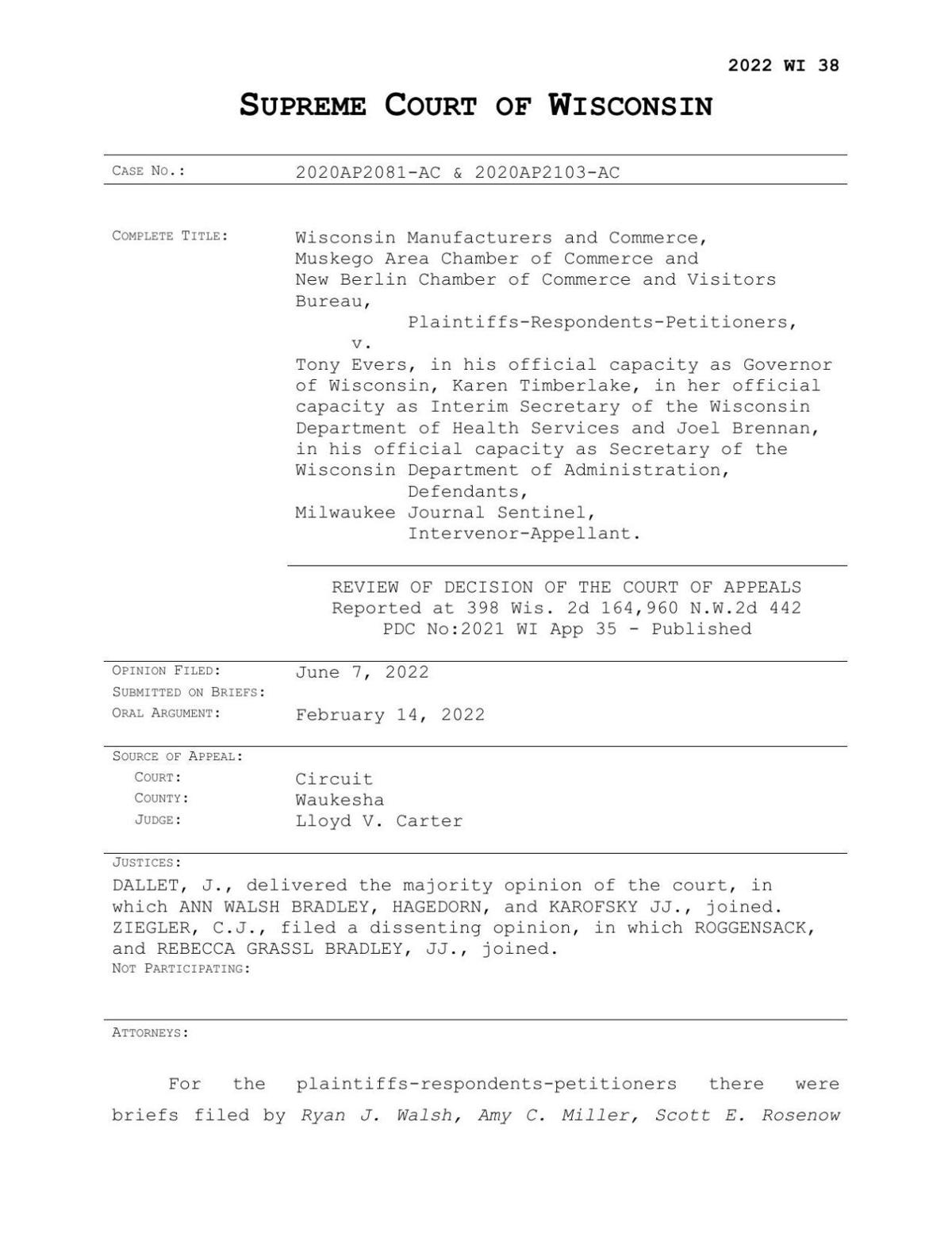 WMC v DHS ruling.pdf