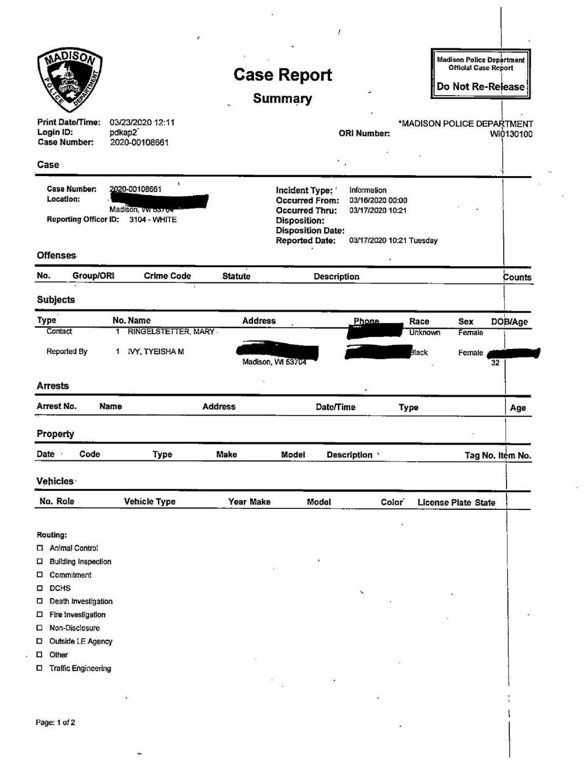 Madison Police Report Ringelstetter Madison Com ringelstetter kalender 2021