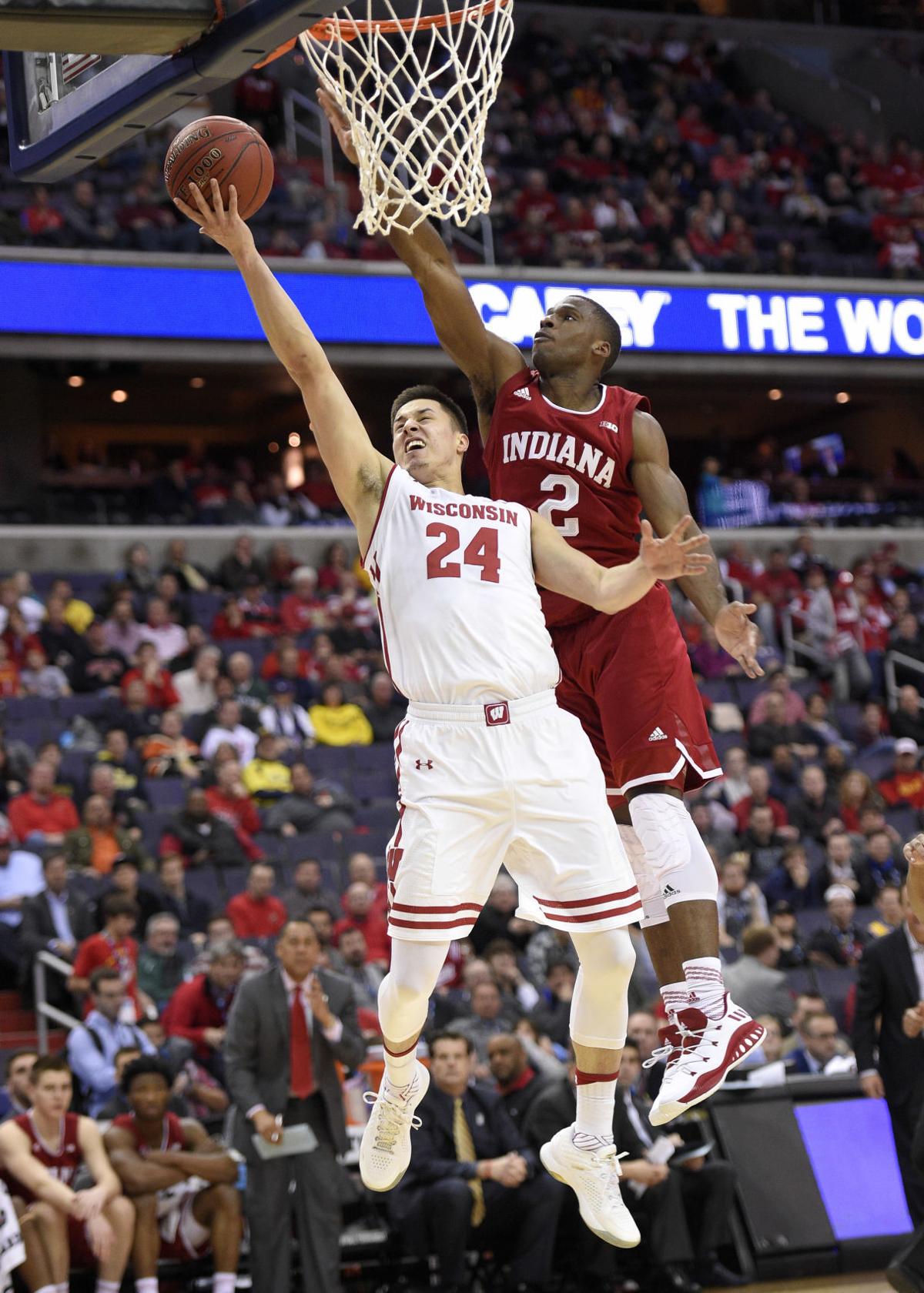 Badgers Men S Basketball No 24 Wisconsin Holds Off Indiana To