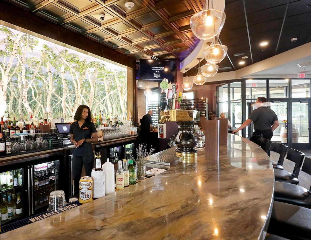 Buck and Honey's back bar
