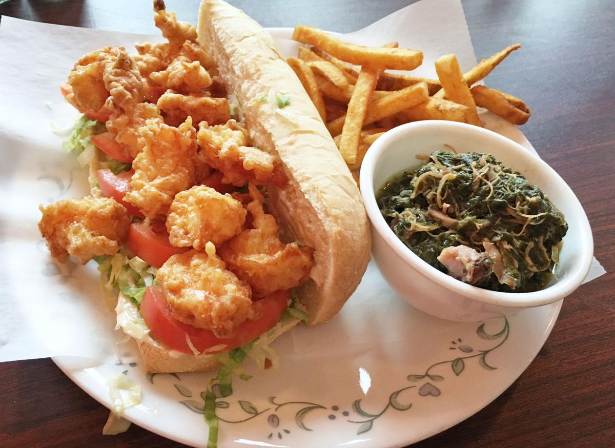 Shrimp po' boy