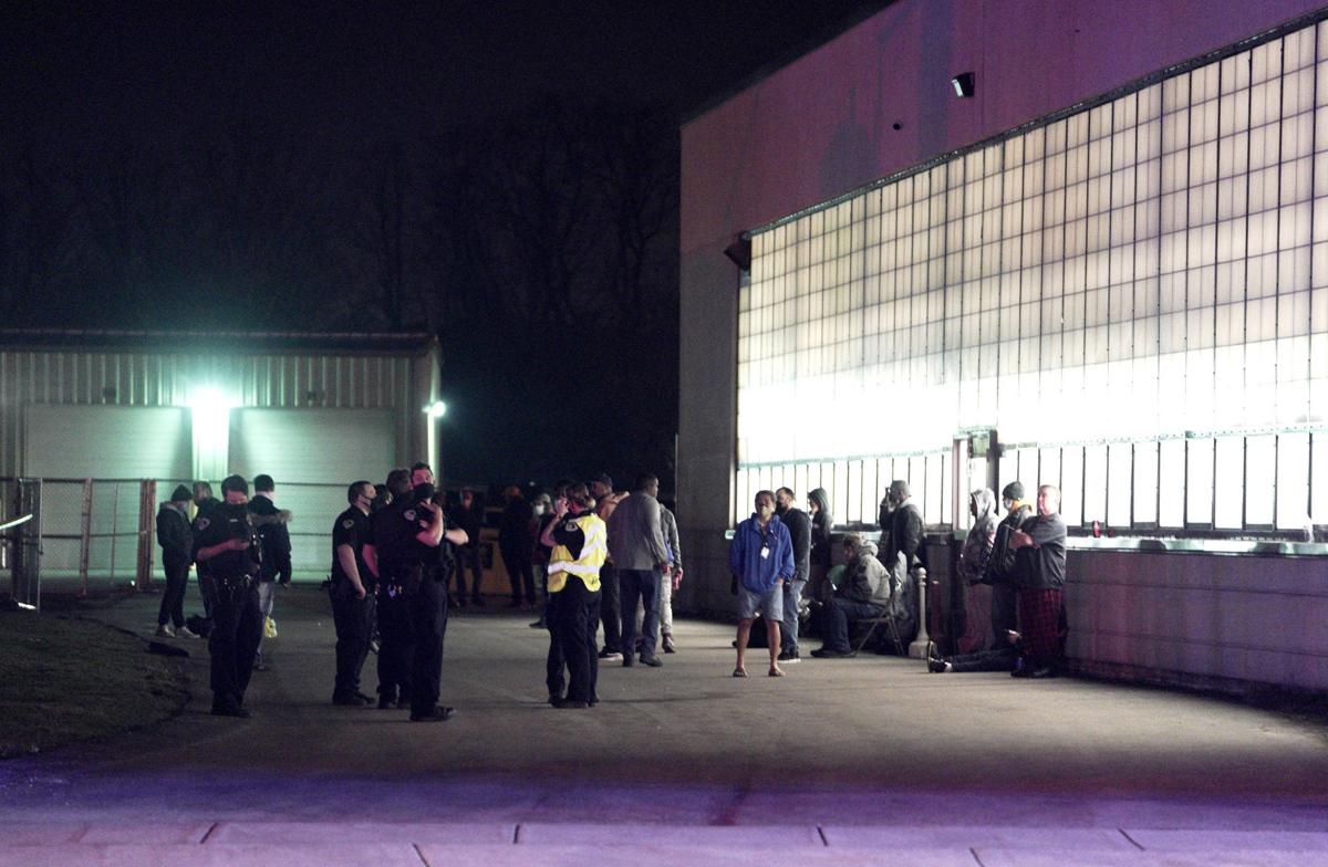 Police respond to scene