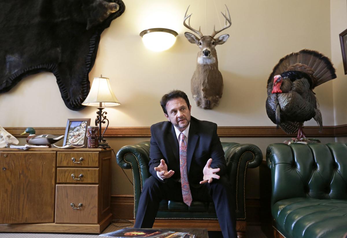 Kleefisch in his office