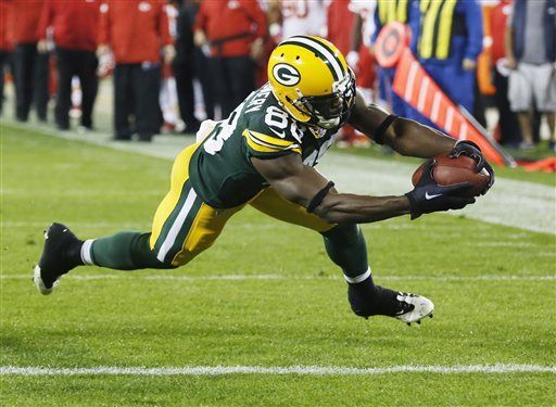 Packers wide receiver Ty Montgomery is a physical oddity in the