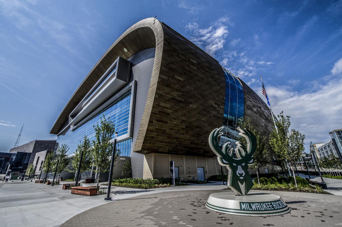 Fiserv Forum exterior 2-3