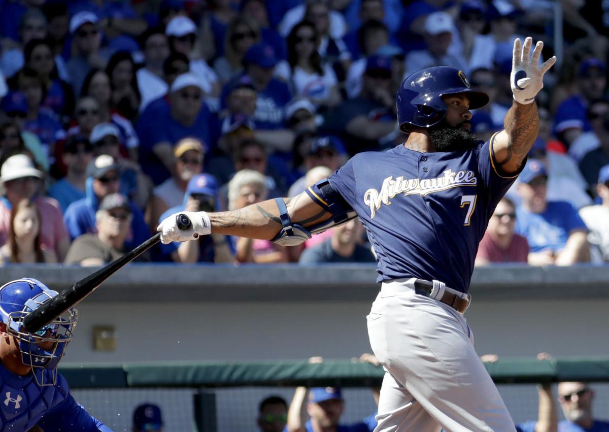Eric Thames homer, AP photo