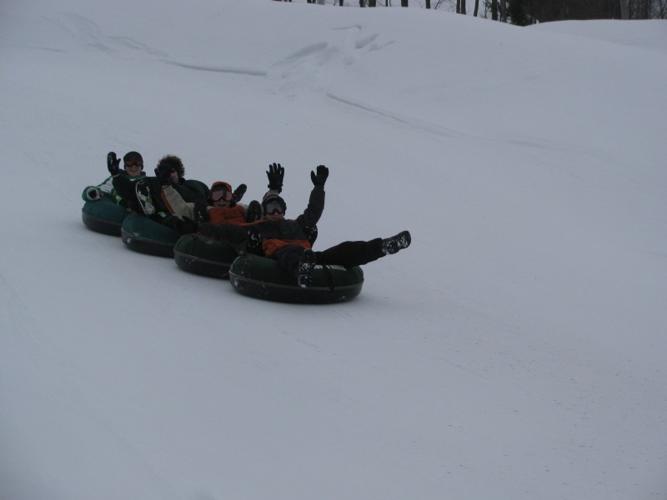 Tubing makes winter fun, affordable for families