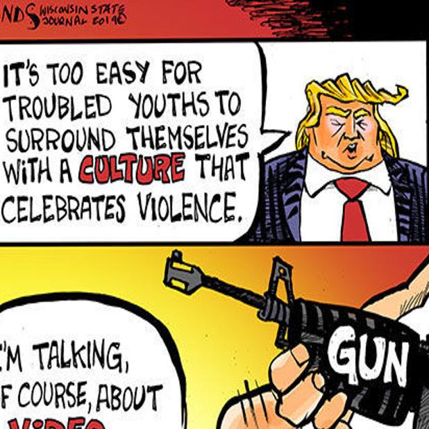 Hands On Wisconsin Video Game Culture Isn T The Issue Opinion Cartoon Madison Com