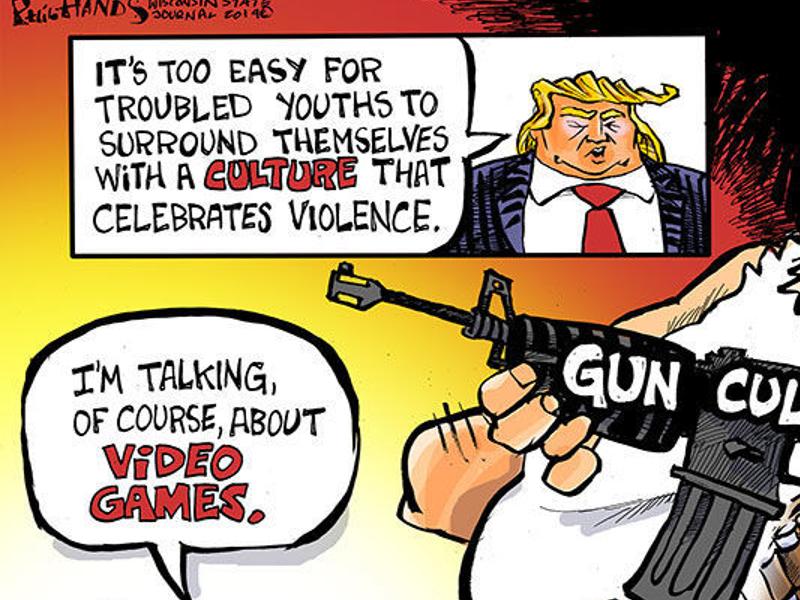 Hands On Wisconsin Video Game Culture Isn T The Issue Opinion Cartoon Madison Com See if yours is included on this list of the top 50 this list of the top 50 cartoon characters shines a spotlight on the ones that have withstood the test of time. hands on wisconsin video game culture