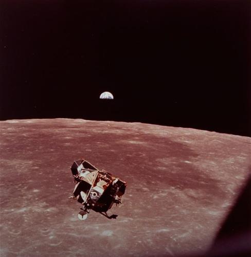Moon landing file photo