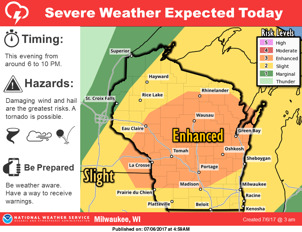 Severe storms Thursday evening could feature damaging winds, large hail ...