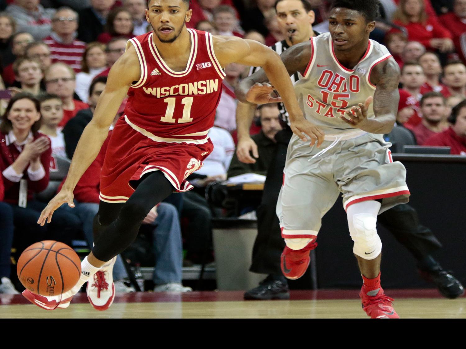 Badgers Men S Basketball Winding Roads Converge Again For Ex Teammates Jordan Hill Duncan Robinson Wisconsin Badgers Men S Basketball Madison Com