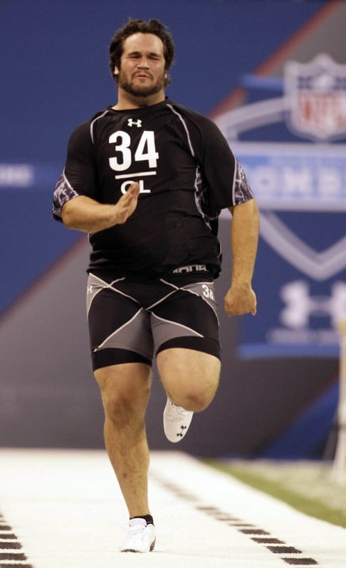 Photos Badgers At Nfl Combine College Football Madisoncom