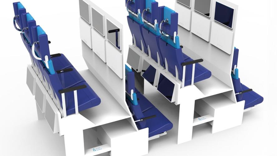 These double-decker airplane cabin concepts could be the future of flying
