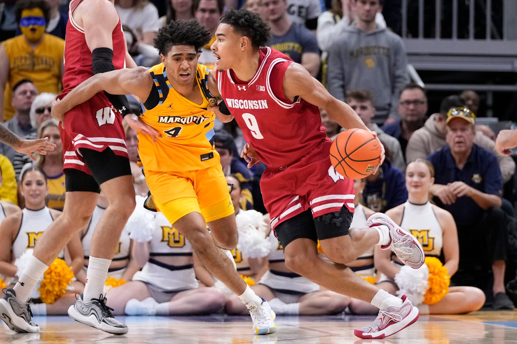 Scene Of Rivalry Game Between No. 11 Wisconsin Men's Basketball At No ...