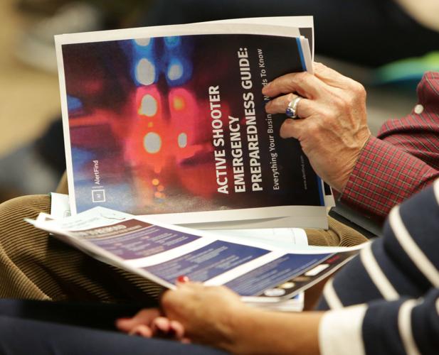 Materials available at active-shooter training