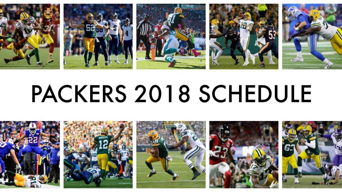 Explore The Green Bay Packers 2018 Regular Season Schedule Pro Football Madison Com