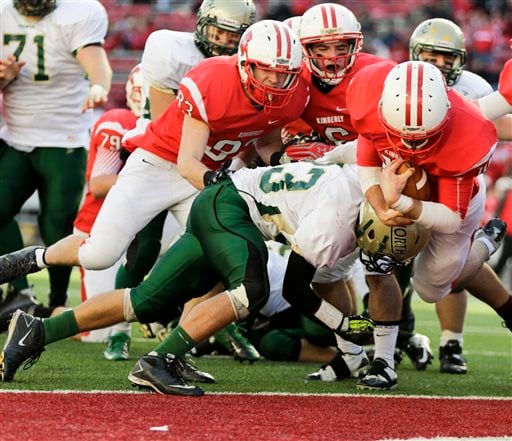 WIAA State Football Finals: QB Leads Second-half Charge As Kimberly ...