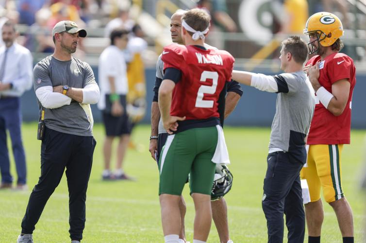 Jets, Falcons get heated early in joint practice session