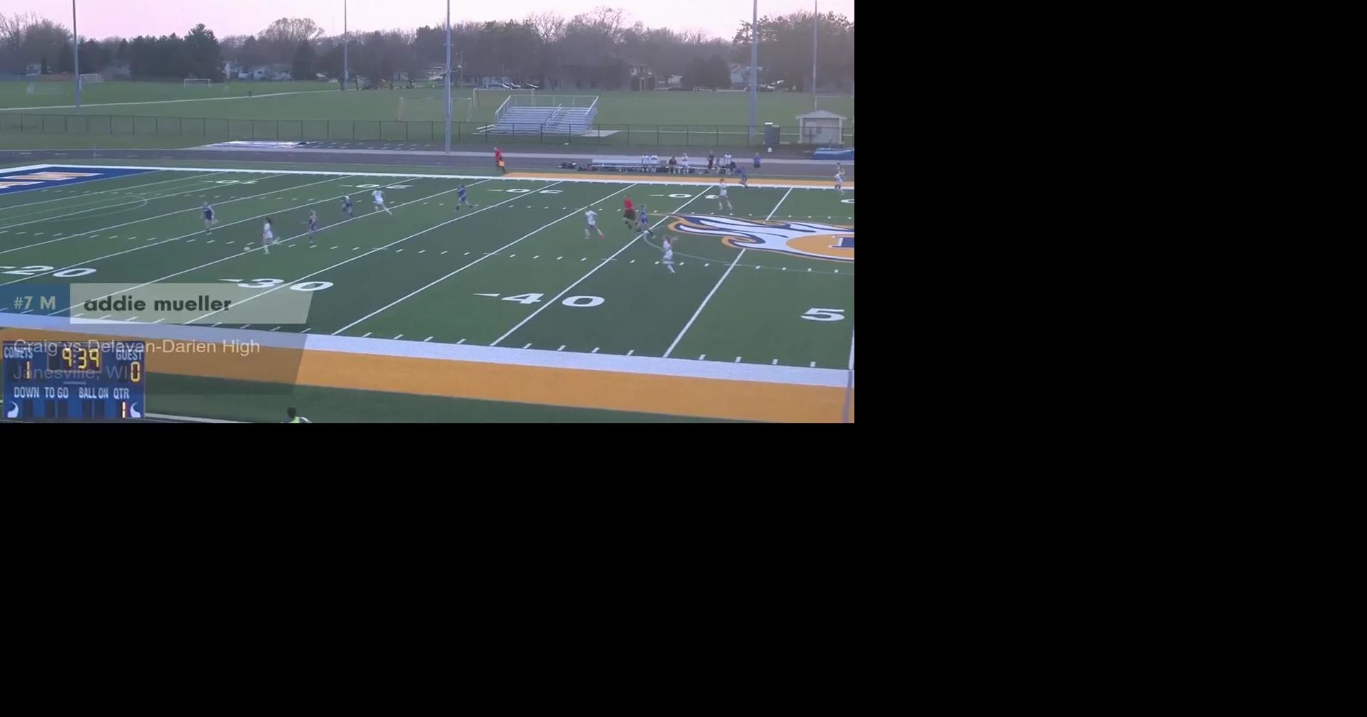 Wisconsin high school soccer goals, April 12, 2026