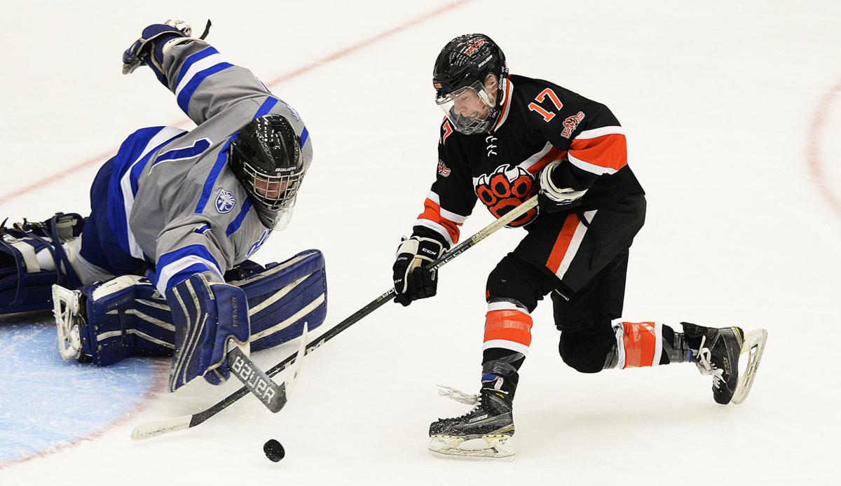 Boys hockey photo: Verona's Mack Keryluk