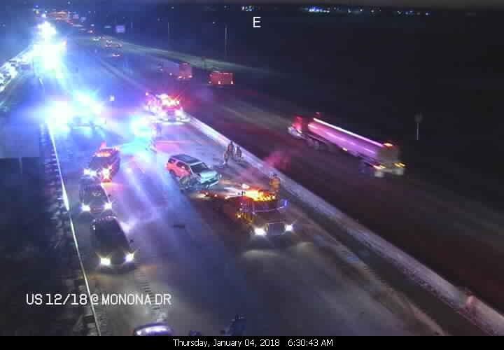 Westbound Beltline reopens in wake of crash that closed it for nearly