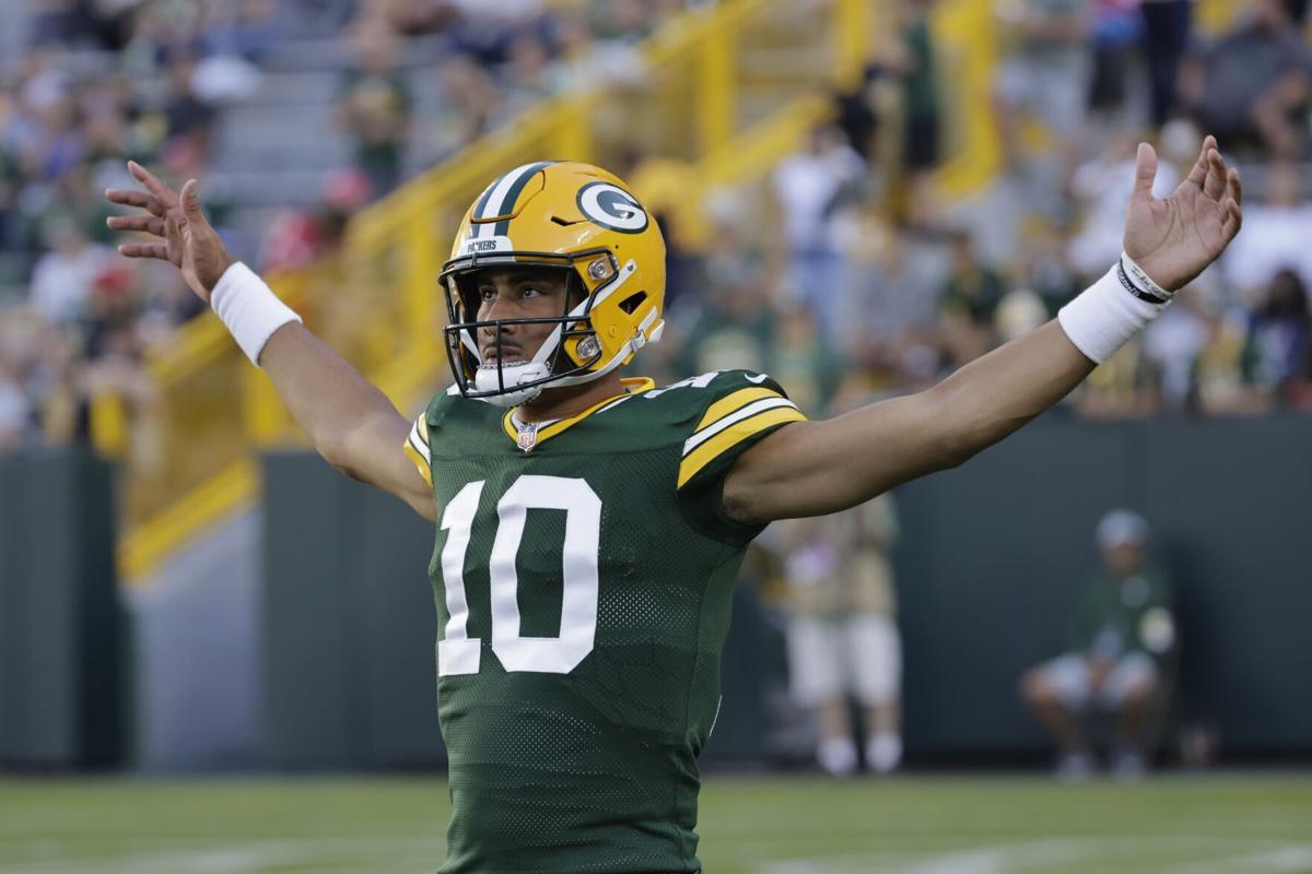 Green Bay Packers wide receiver Samori Toure (83) during a preseason NFL  football game Saturday, Aug. 26, 2023, in Green Bay, Wis. (AP Photo/Mike  Roemer Stock Photo - Alamy