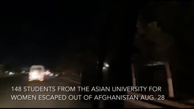Watch now: 148 college women escape from Afghanistan